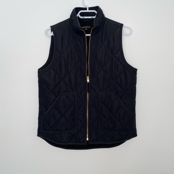 J Crew Mercantile black vest size S - Picture 1 of 7